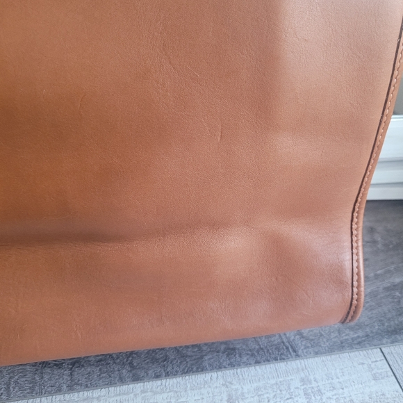 Vintage Coach Barclay Tote Multipurpose  Briefcase Shoulder Bag, Tan - Picture 15 of 17